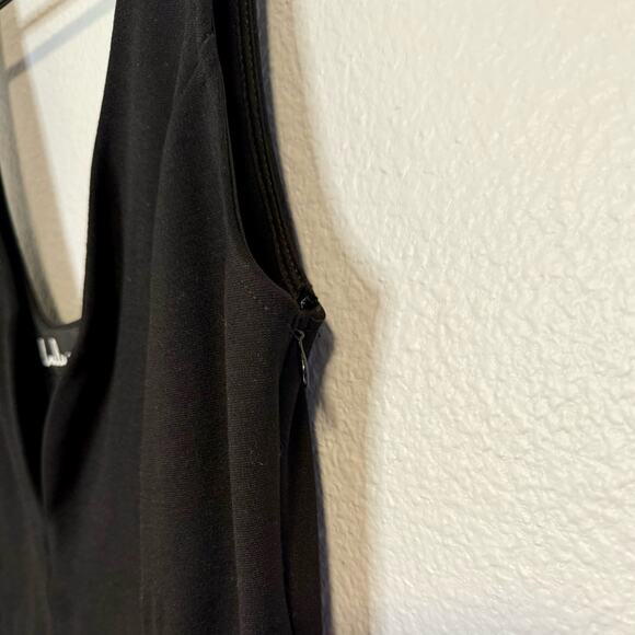 Lulus Skater Mini Dress Black Size M - Picture 3 of 8